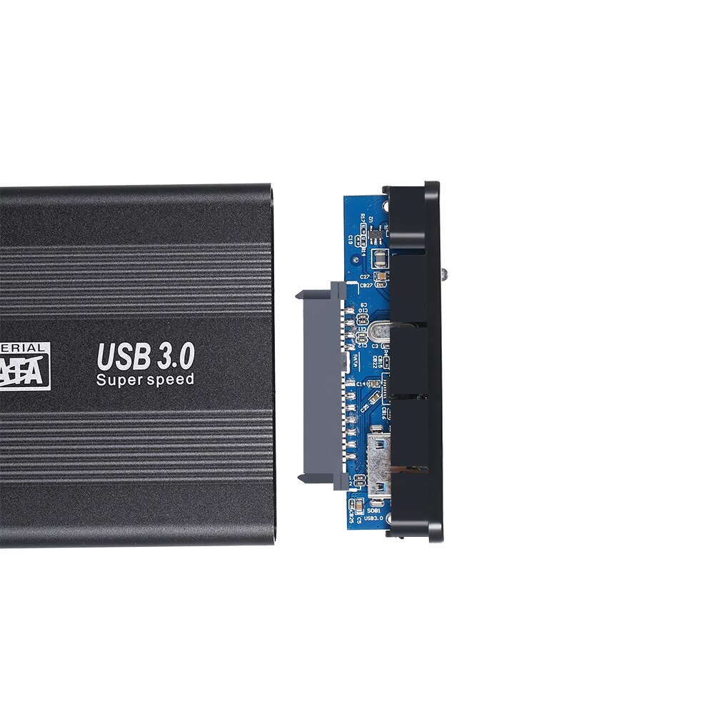 2.5 Inch Harde Schijf Doos SATA Harde schijf Te USB3.0 Converter Adapter Externe Case Duurzaam Met Roestvrij Staal En aluminium Deksels