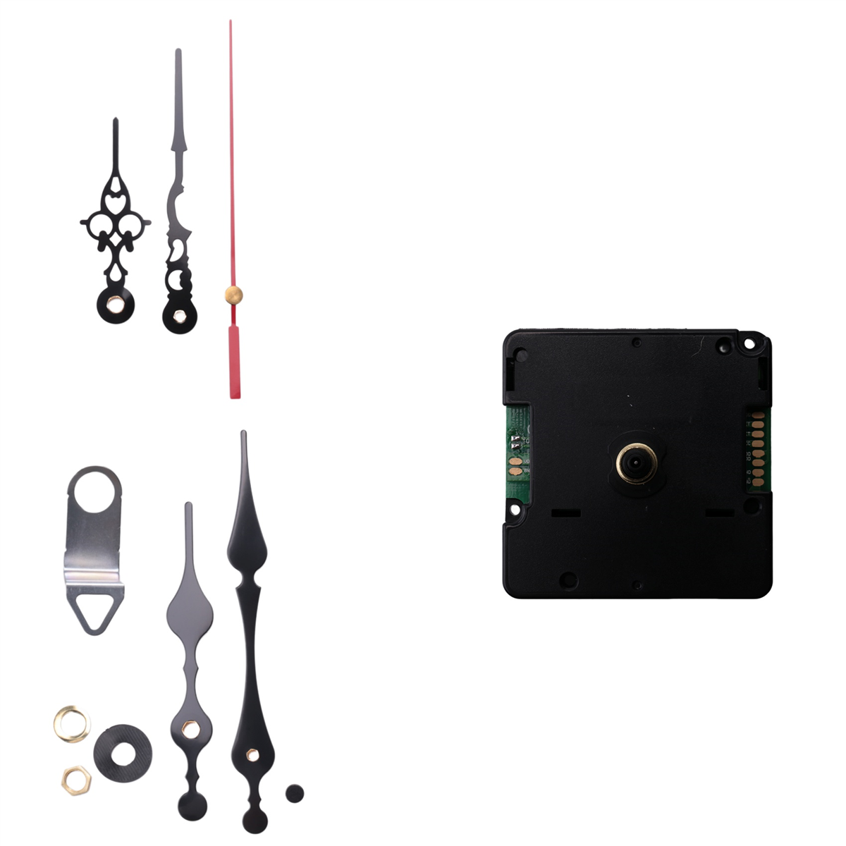Radiogestuurde Stille Diy Klok Bewegingsmechanisme Kit Dcf Signaalmodus Dcf Met 2 Sets Handen Reparatie Vervanging
