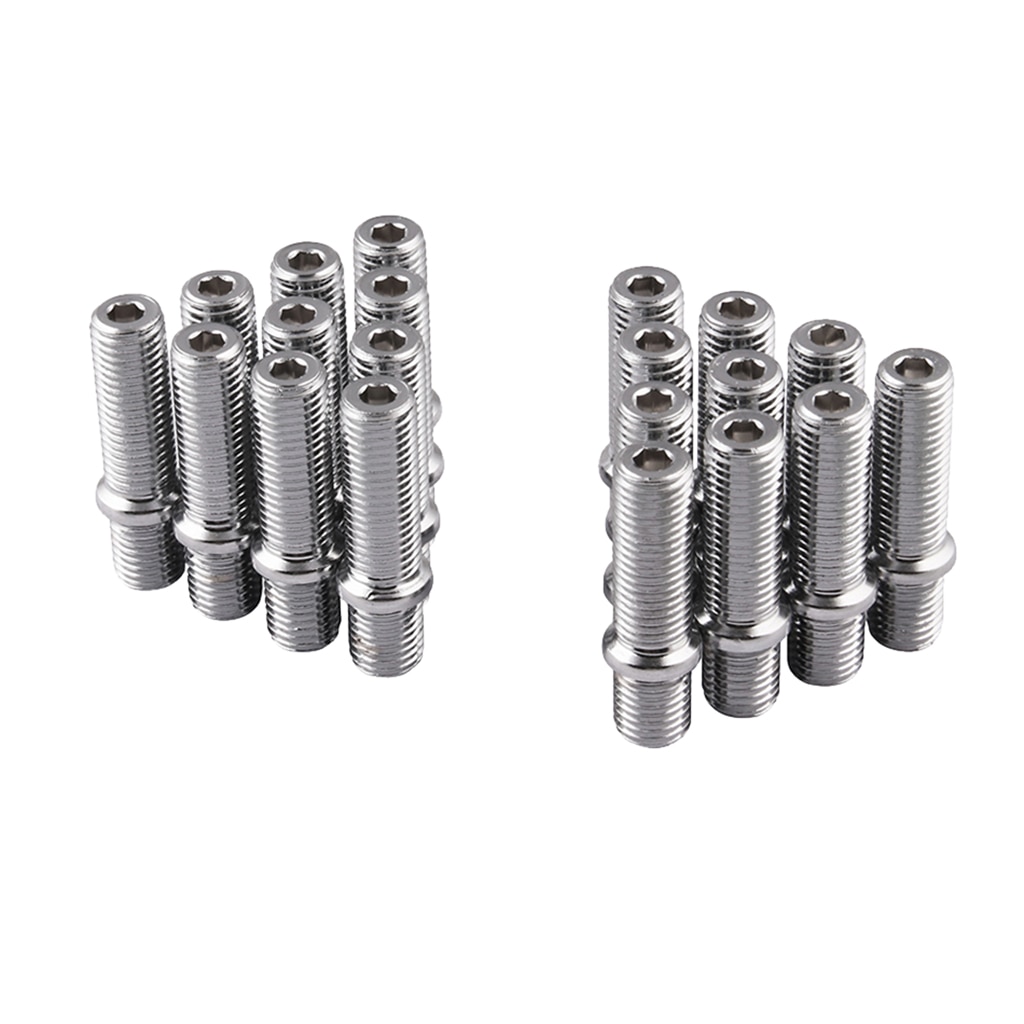 20x m14*1.5 to m12*1.5 50mm lange hjulbolte til tyske biler