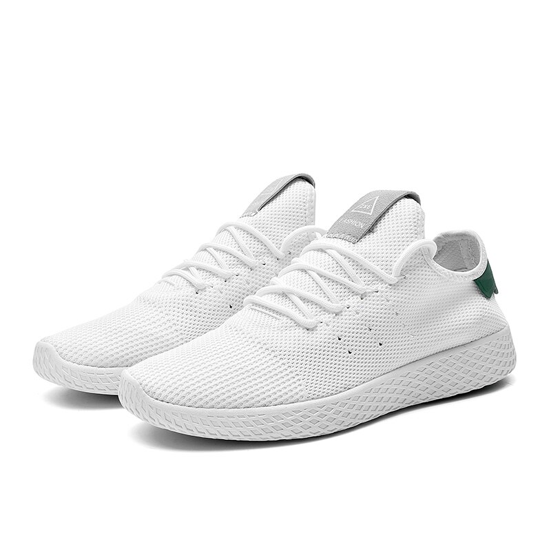 Män andas ljus enfärgade tennisskor utomhussport zapatos tenis hombre bekväma mesh sneakers joggingskor