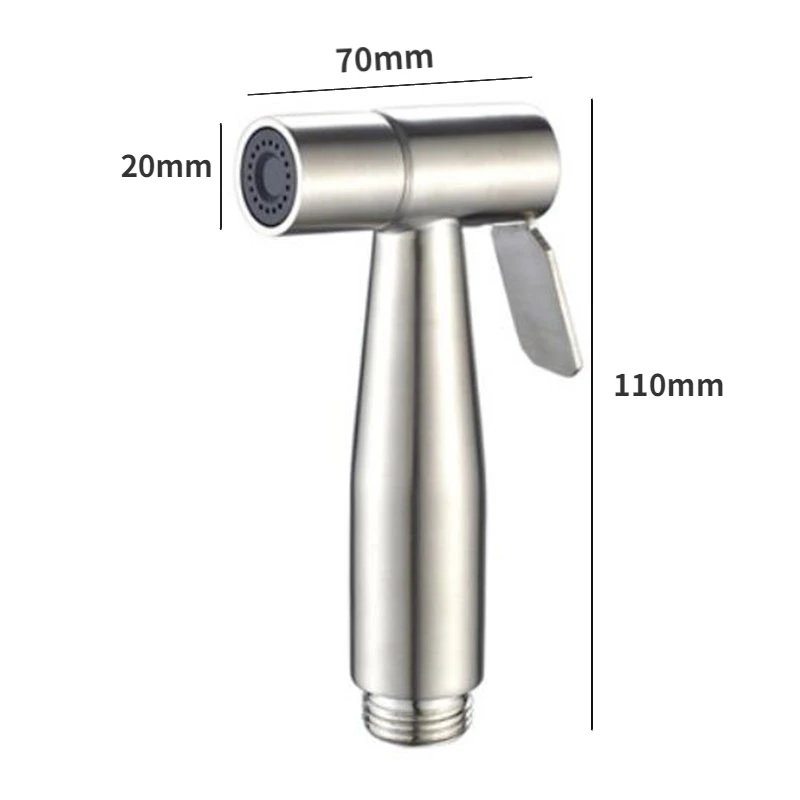 Draagbaar Bidet Wc Sproeier Rvs Handheld Bidet Kraan Spray Home Badkamer Douchekop Zelfreinigende Accessoires