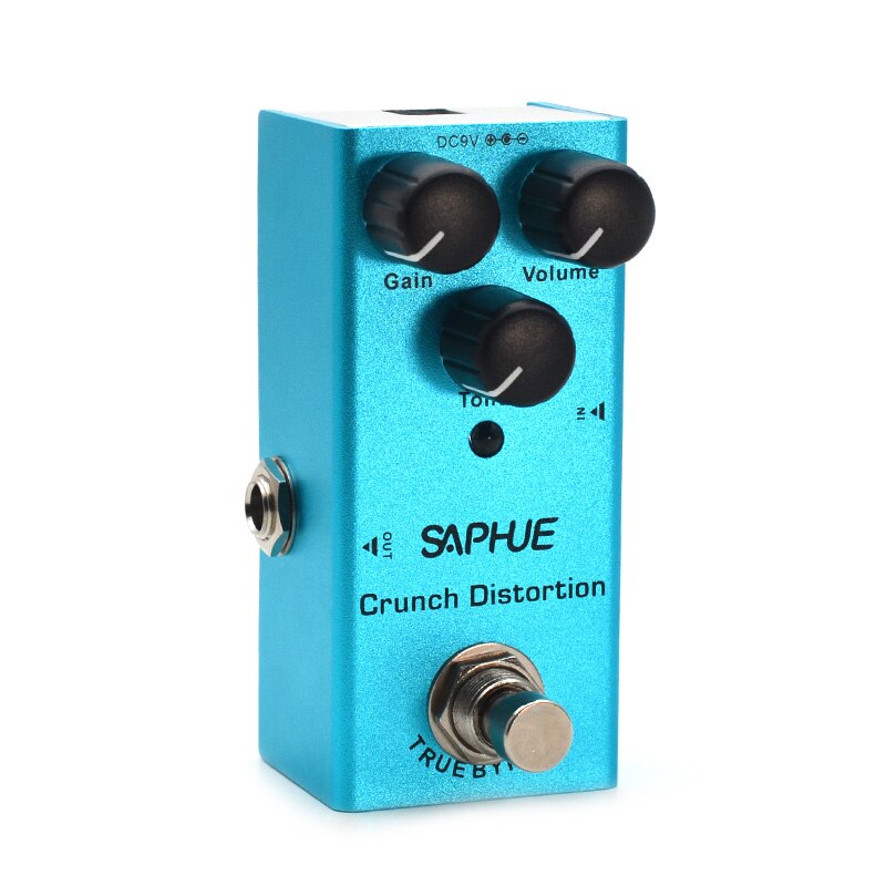 SAPHUE Electric Guitar Pedal Vintage Overdrive/Distortion Crunch/Distortion/US Dream/Classic Chorus/Vintage Phase/Digital Delay: Crunch Distortion