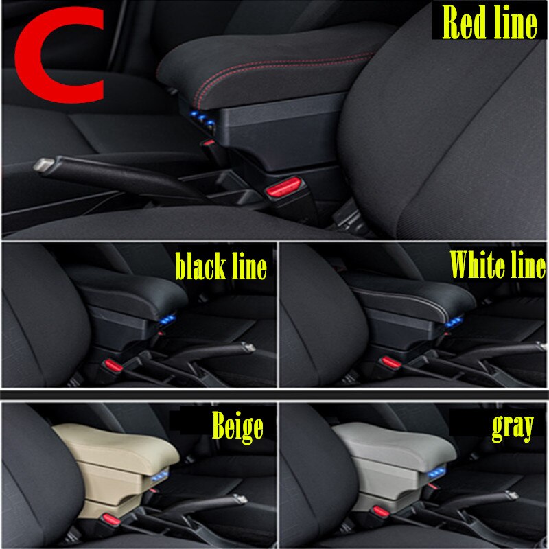 Pour Renault Dacia Duster accoudoir boîte magasin central contenu DUSTER accoudoir boîte avec interface USB