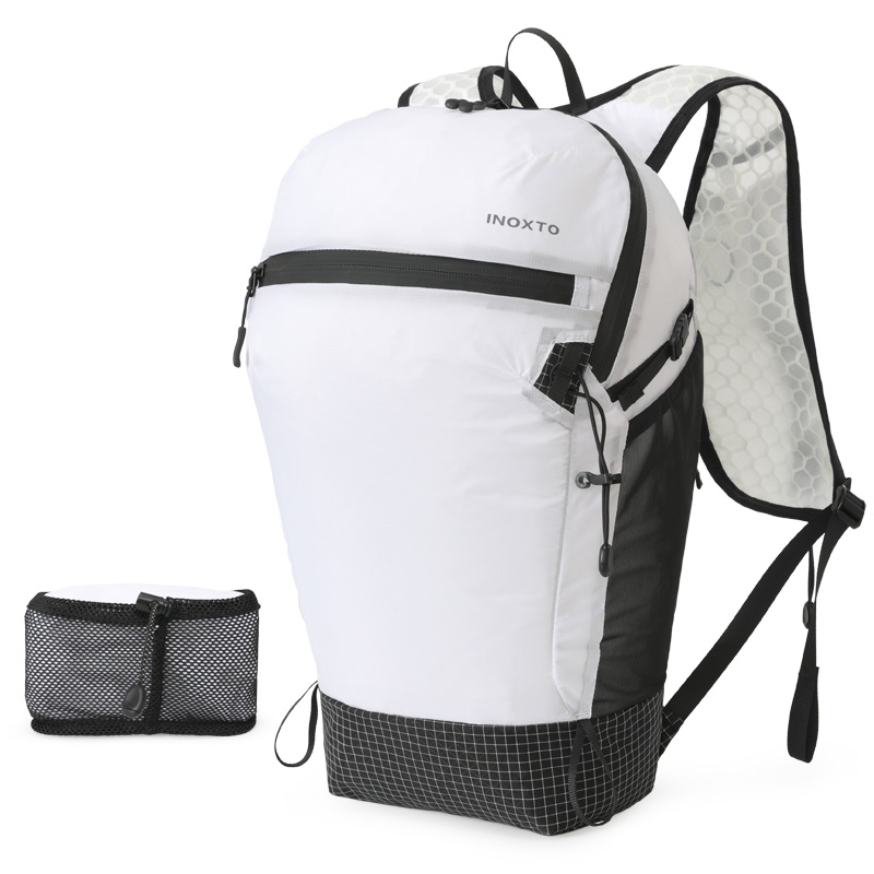 14L Lauf-Trinkweste-Rucksack, leichter wasserdichter Wanderrucksack, geeignet für Wandern, Trailrunning-Tasche, Fahrradrennen: schwarze farbe