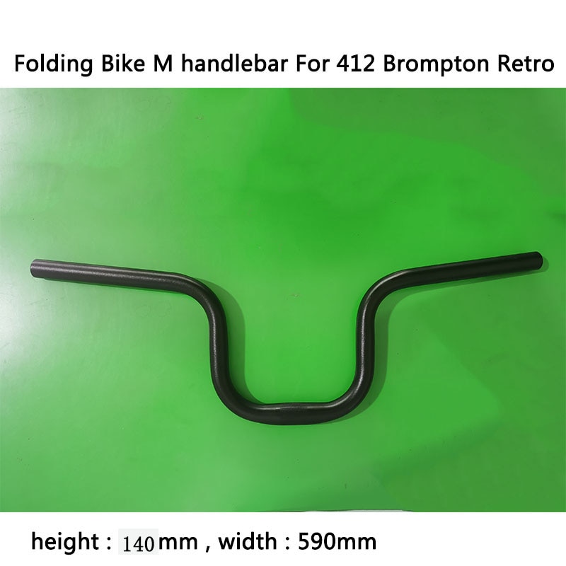 Sammenleggbar sykkelstyre 590mm bredde 140mm høyde for dahon 412 bike m styre