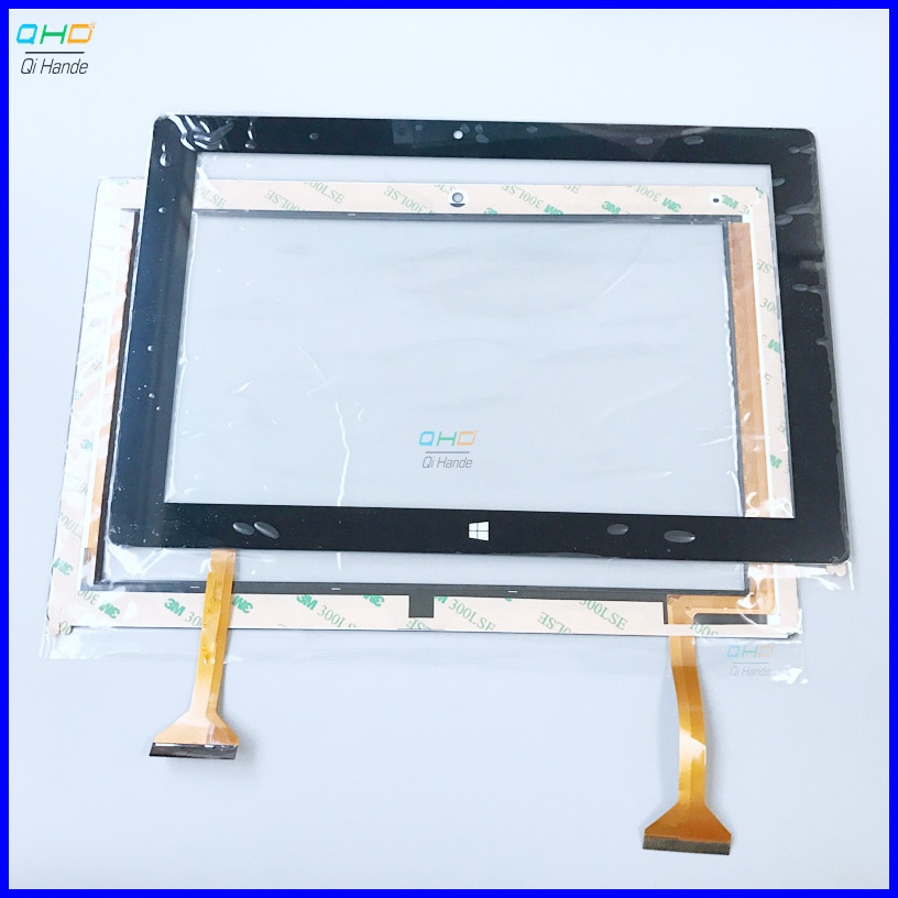 Zwart 10.1 ''inch touch screen, 100% Nieuw voor TrekStor Surftab Twin 10.1 ST10432-8 touch panel, tablet PC touch panel digitizer