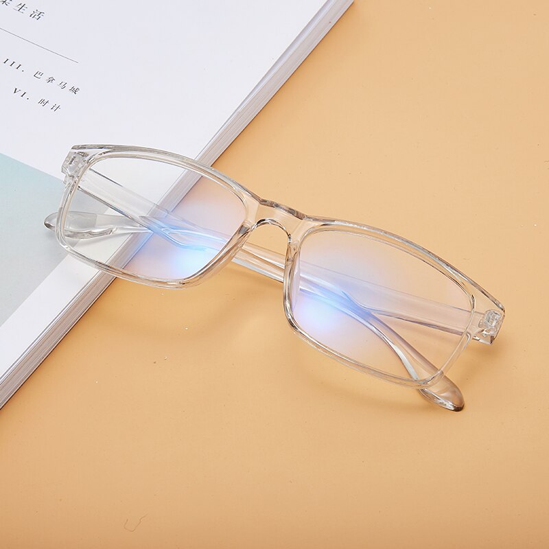 Lunettes carrées transparentes pour femmes, nouvelle , monture optique, lunettes transparentes à rayons bleus, monture rétro, lunettes d'ordinateur