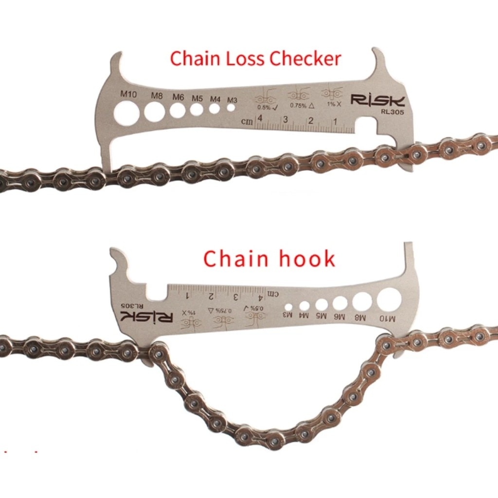 Bike Chain Checker Wear Indicator Measure Tool Gauge Repair checker Bicycle Chain Gauge Checker Stretched Tool #30