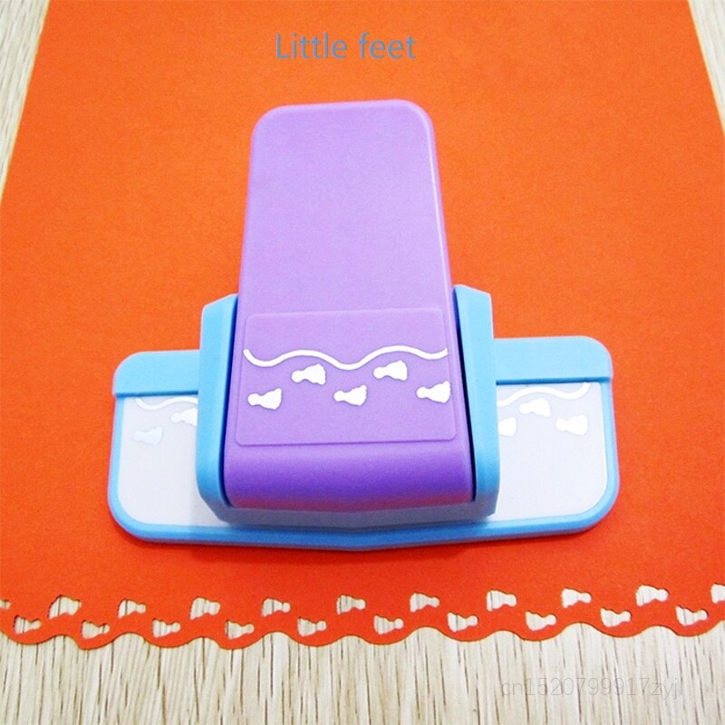 DIY Paper Cutting Tools Paper Puncher Crafting Border Hand Punch Lace Heart Flower Paper Punch for Scrapbooking Arts: J