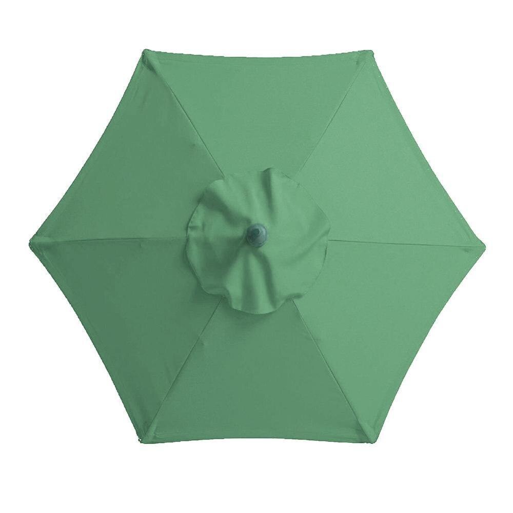 2M Parasol Patio Zonnescherm Paraplu Cover Voor Binnenplaats Zwembad Waterdichte Zwemmen Outdoor Strand Zon Pergola Tuin Luifel Ze A9C7: GREEN