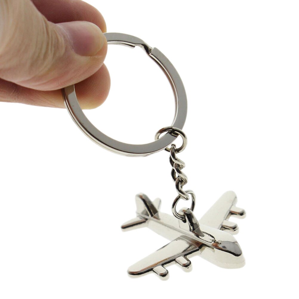Civil luftfart luftplan metallegering legetøj nøglering nøglering nøglering til mænd kvinder 1 stk