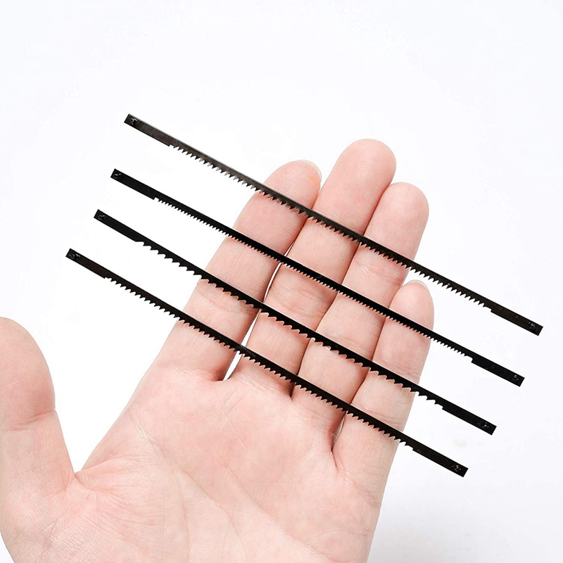 Scroll Saw Blades 10/15/18/24 Teeth 127 Mm Replacement Scroll Saw Blades For Sawing Plank Wood Plastic Foam