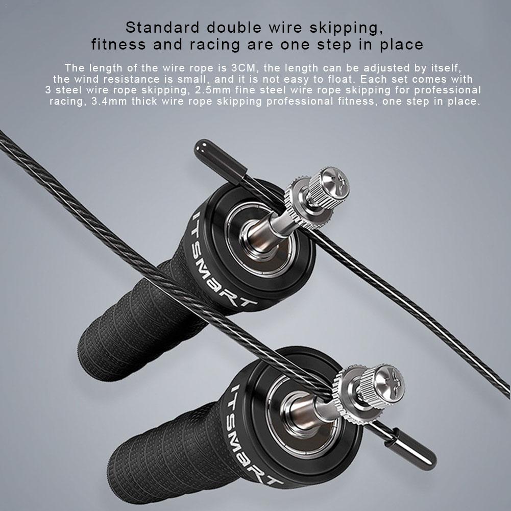 Crossfit springen Seil Überspringen Geschwindigkeit & Gewichteten Springseile mit extra Geschwindigkeit Kabel Kugellager Anti-Unterhose Griff für doppel Unders