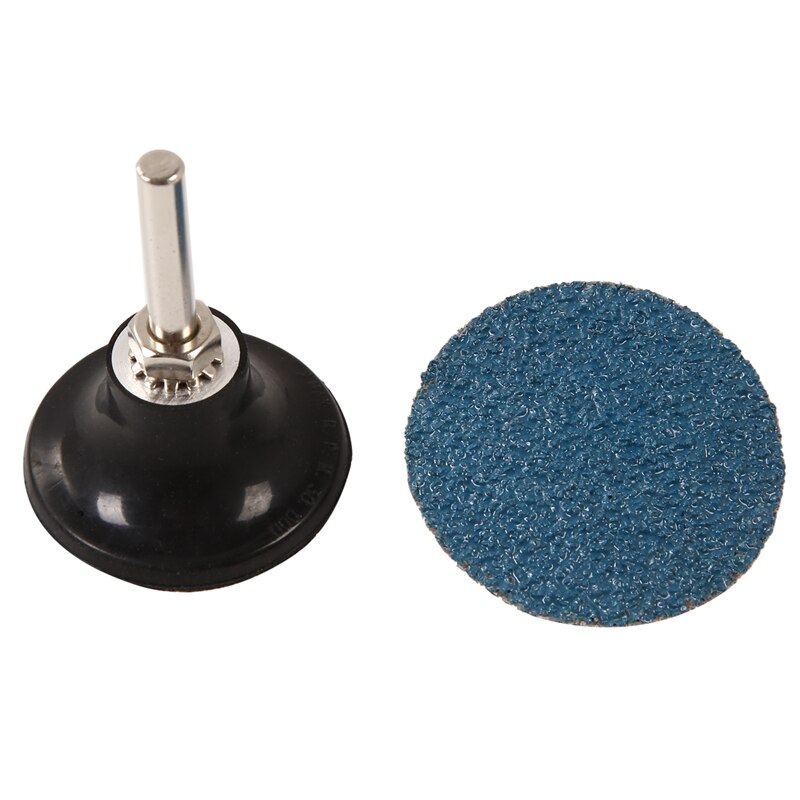 75 Pcs Sanding Discs Set 2 Inch Quick Change Disc with 1/4 Inch Tray Holder for Die Grinder Strip Grind Polish Finish