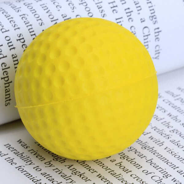 PU Golf Ball Golf Training Soft Foam Balls Practice Ball - Yellow and blue