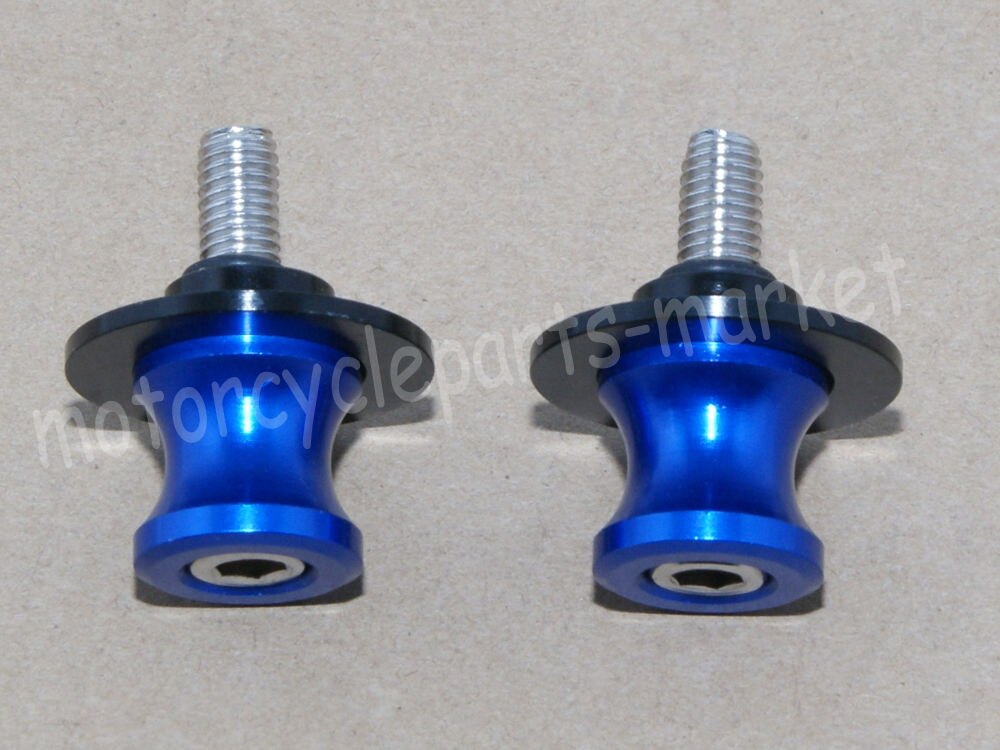 2x8 MM Motorcycle CNC Aluminium Swing Arm Paddocks Stand Spoelen Sliders Spoelen Voor Suzuki GSXR1300 Hayabusa 1999- TL1000S
