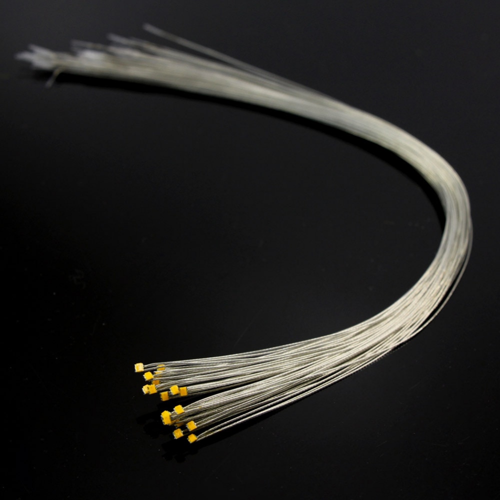 DT0605RWM 20Pcs Pre-Gesoldeerd Litz Bedrade Bi-Kleur Dual Rood/Warm Wit Smd 0605 Led