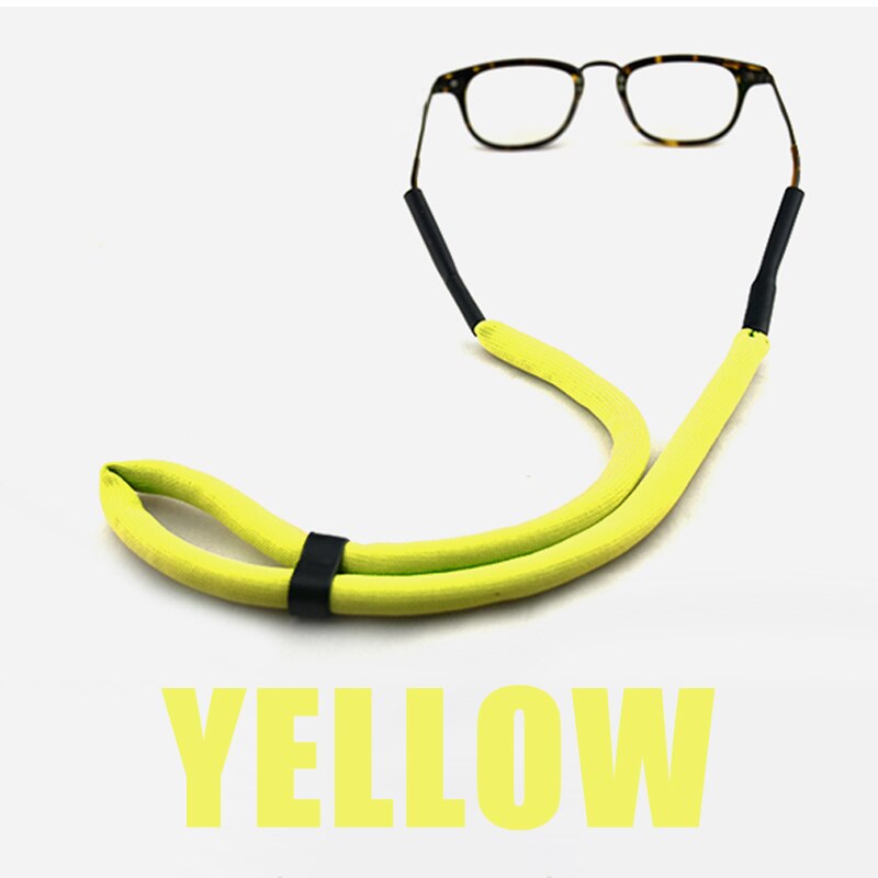 Schwimm Sonnenbrille Kette Wassersport Brille Kabel Freien Sport Eyeglasse Brillen Kabel Halfter Nacken Gurt Lesebrille Goggle: Gelb