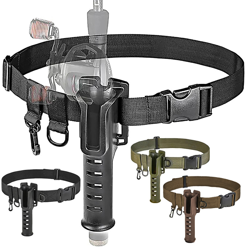 Vissen Waden Riem Hengel Houder Verstelbare Waadvogel Vissen Taille Riem Voor Spinning Casting Vliegvissen Vistuig Accessoires