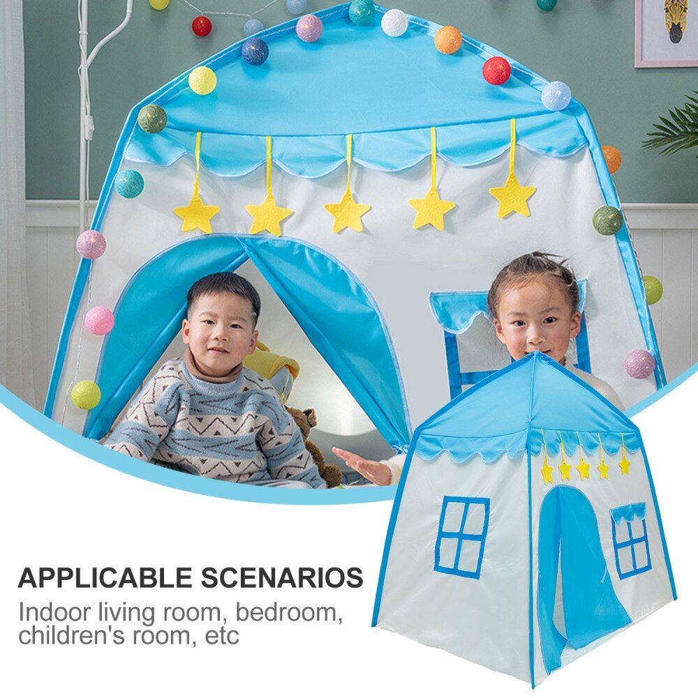 1pc Durable Practical Reusable Lightweight Breathable Kids Tent Toys Room Playhouse Boys Girls Kids