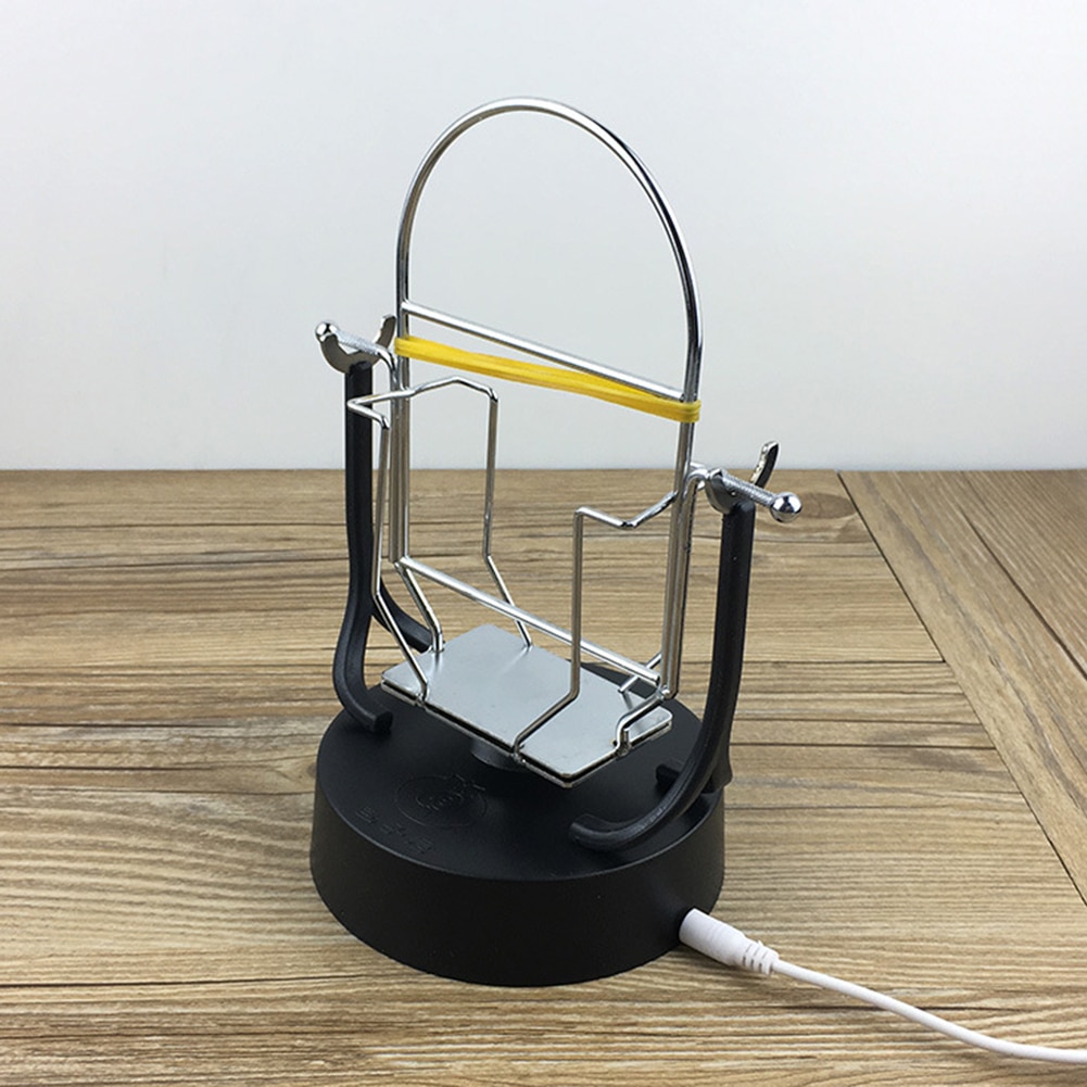 Automatisk gåsving mobiltelefon artefakt skritteller børste trinn evig instrument newton rocker håndverk dekorasjon usb kabel