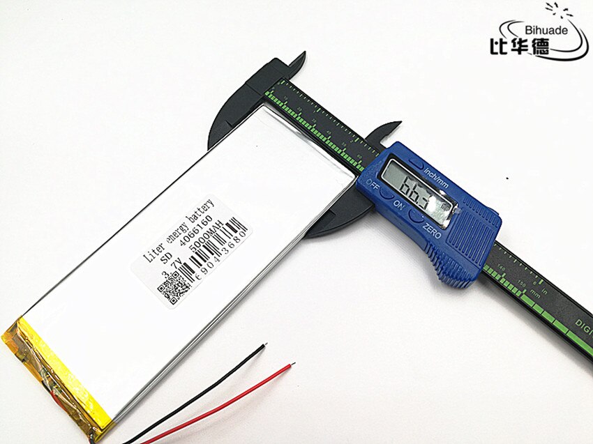 Batterie Li-ion 3,7V / 1800mAh avec fils et connecteur