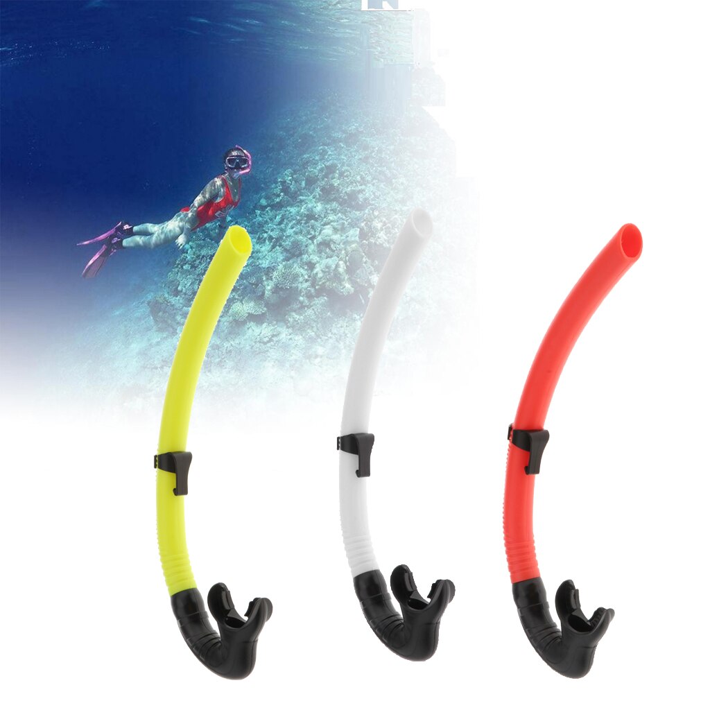 Wet Snorkel for Swim Training Snorkeling Comfortable Pool Open Water Mouthpiece