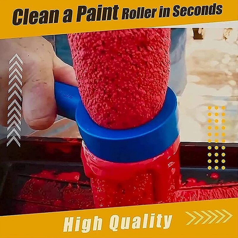 1PC Upgraded Paint Roller Cleaner Super Easy Clean Tools Paint Roller Saver Spinner Brush Cleaner for Cleaning Sleeve