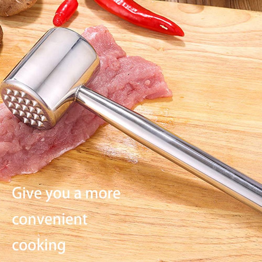 1pcs Meat Hammer Tenderer Beaf Steak Pounder Hammer Beef Chicken Aluminum Alloy Egg Beater Kitchen Tools