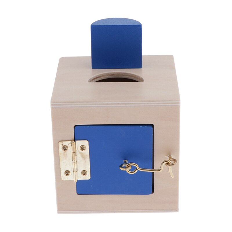 Lock Box Kids Kinderen Educatief Training Speelgoed-Houten Zintuiglijke Speelgoed