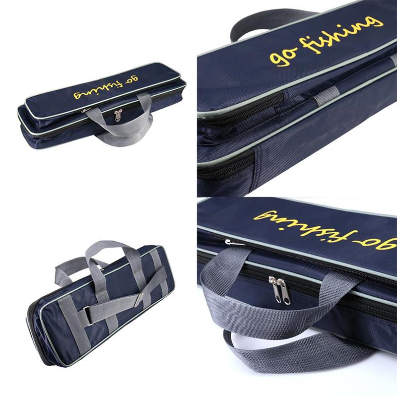 Portable Telescopic Fishing Travel Combo Fishing Rod And Spinning Blue Reel Baits Hooks Line Full Set Travel Drift Bell Hook Kit