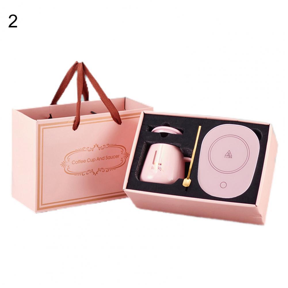 Electric Coaster Universal Heating Mug Pad Constant Temperature Quick Heating Cup Warmer Mug Heater Tray Electric Heated Pad: 2