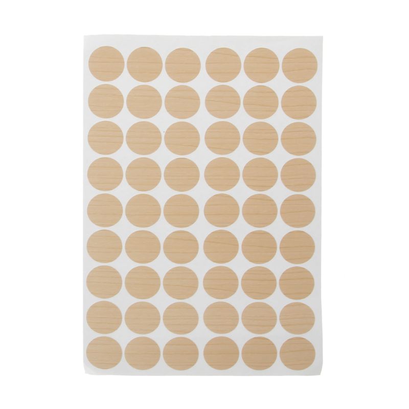 54Pcs 20Mm Houten Meubelen Zelfklevend Kast Schroef Cap Covers Gat Stickers: 04