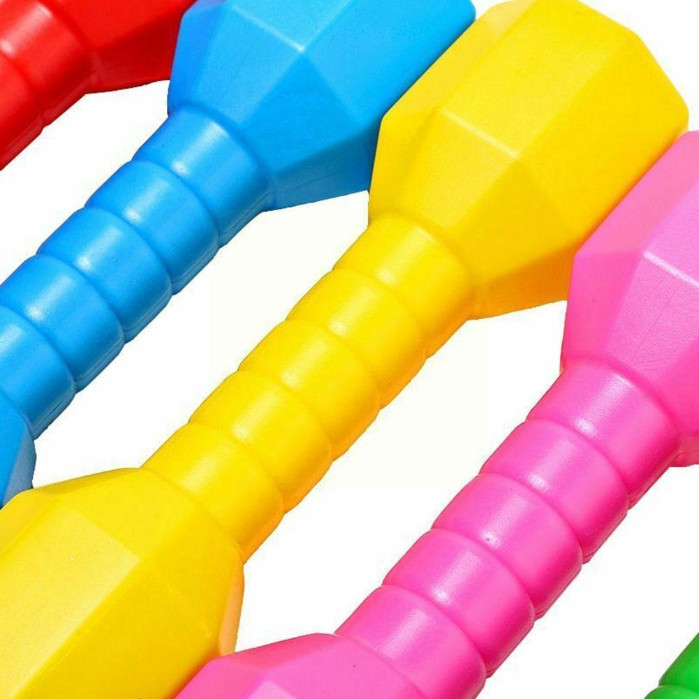 1pcs Kids Fitness Equipment Kindergarten Pe Exercise Dancing Fitness Exercise Weights Props Hand Dumbbells Home Children's K2e7