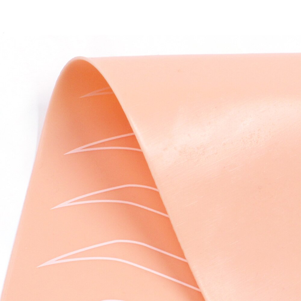 10Pcs ermanent Makeup Tattoo Pratice Skin Tattooing Microblading Eyebrow Brow Pads Latex Silicone Rubber Supplies for Beginners