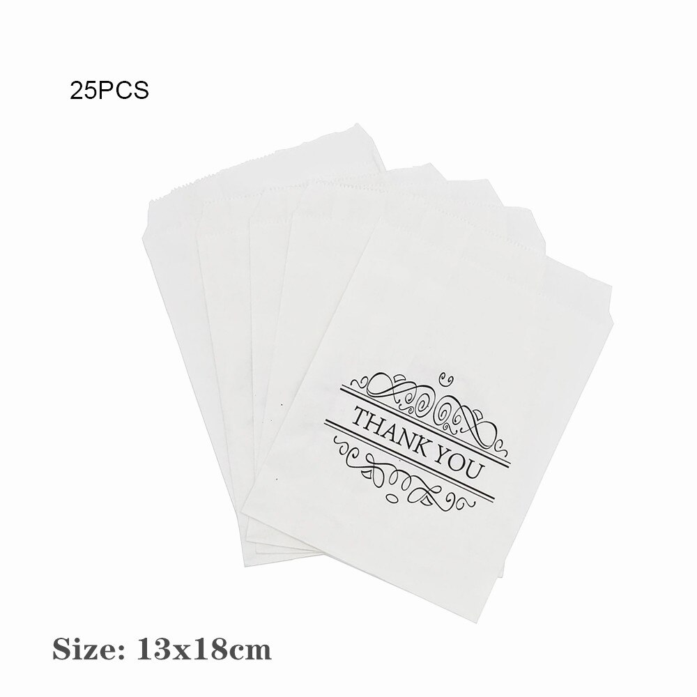 25pcs Kraft Paper Candy Biscuit Packing Bags Wedding Birthday Year Party Favors Supplies Christmas Bag Bags: E
