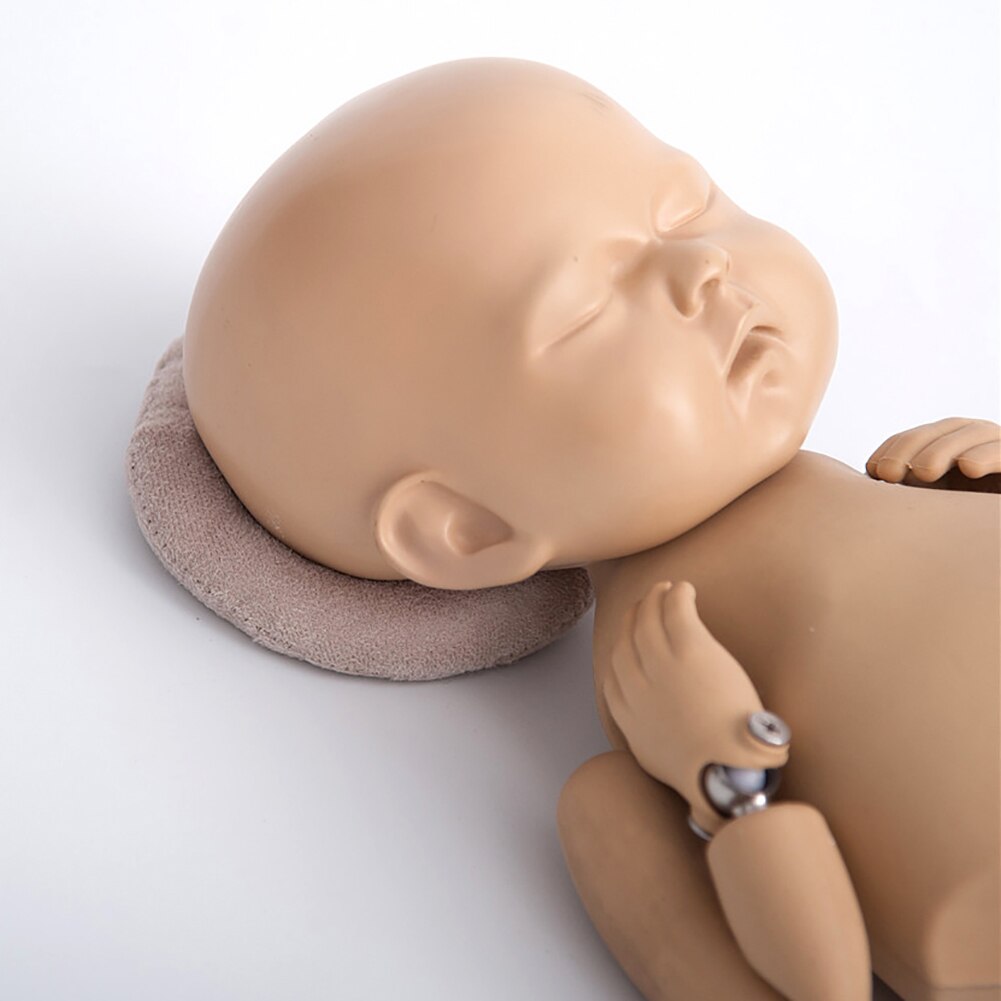 2 stk nyfødt baby ammepude spædbarn nyfødt søvnstøtte konkav tegneseriepude trykt formpude forhindre fladt hoved