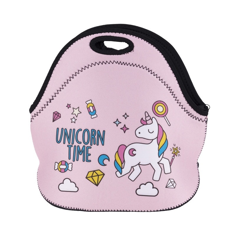 Thermal Insulated 3d Print Neoprene Lunch Bag for Man Women Kids Lunch Bags Cooler Insulation Lunch Box Food Bag