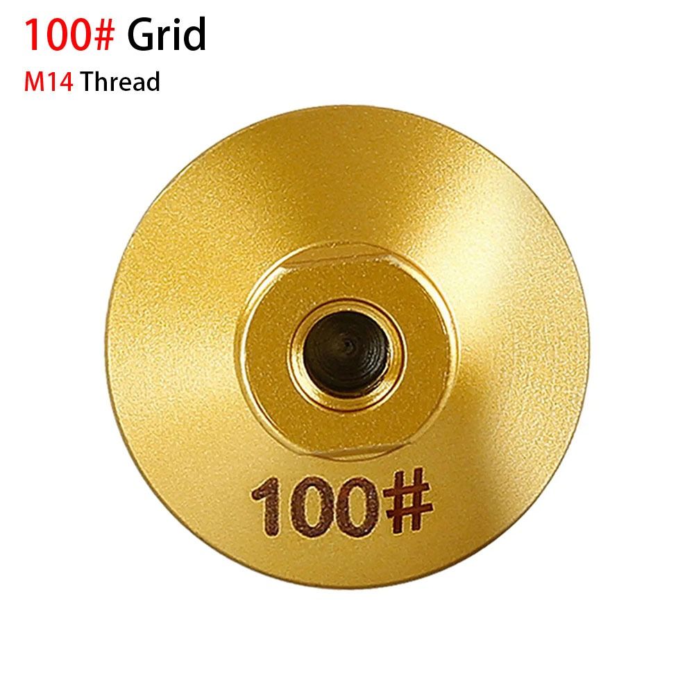 Cabezal de pulido soldado, almohadilla de pulido plano, amoladora angular, disco de molienda, piezas de herramientas para mármol, cuarzo, granito, adoquines: Blanco