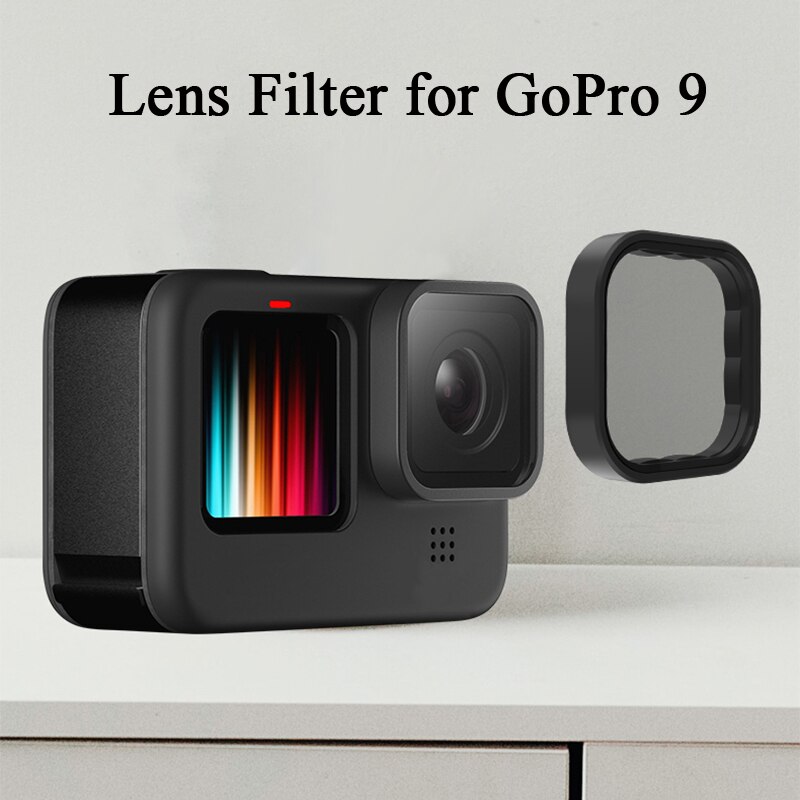 Lens Filter Voor Gopro Hero 9 Zwart, cpl ND8 ND16 ND32 Neutrale Dichtheid En Polarisatiefilter Kit Prot Go Pro Camera Accessoires