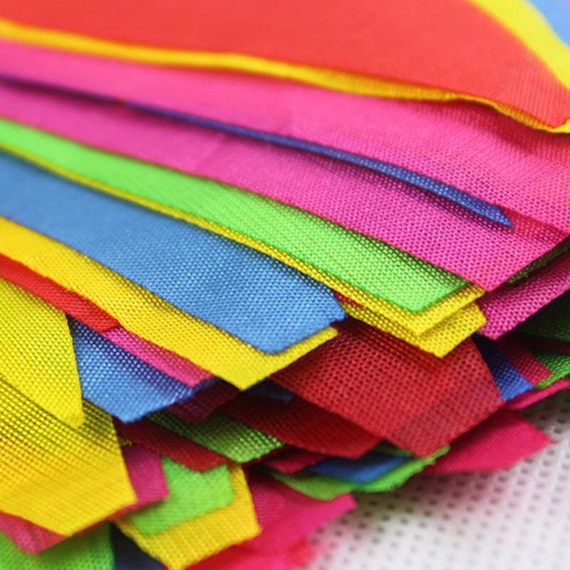 50/80/100 M Rainbow Pennant Colorful Hanging Triangle Polyester Flag Festival Banner Buntings Wedding Birthday Party Decorations