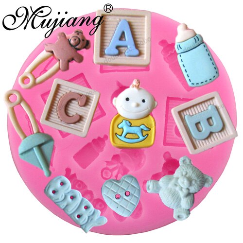 Baby Feet Chocolate Candy Mold - DIY For Baby Shower Favors, Cupcake Toppers