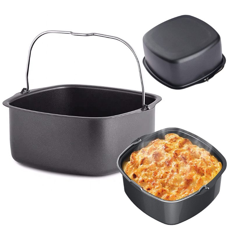 Vierkante Non Stick Cakevorm Bakplaat Pan Roosteren Mand Bakvormen Mould Lucht Friteuse Accessoires