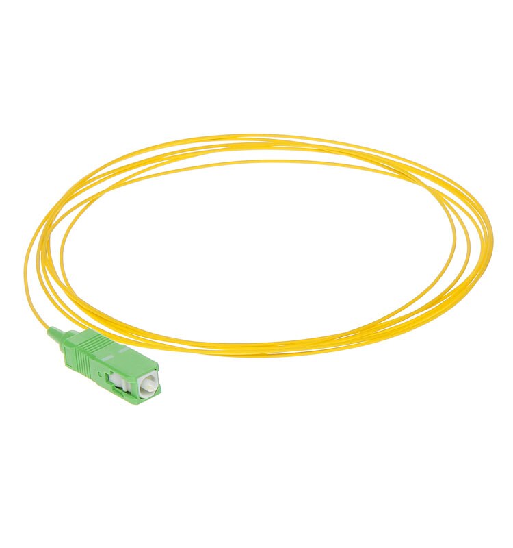 ]FASO 50Pcs Fiber Optic Pigtail SC/APC SX Core 9/125 0.9mm SM G657A2 Fiber Pigtail LSZH Yellow Jacket 1.5m