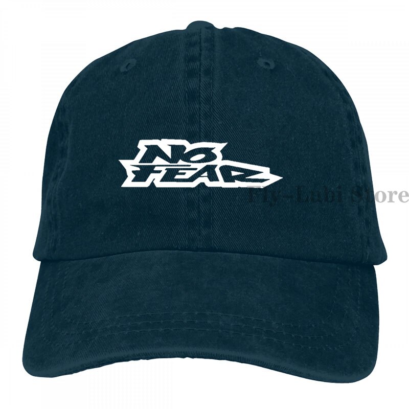 No Fear Inc Logo Baseball cap men women Trucker Hats adjustable cap: 2-Navy