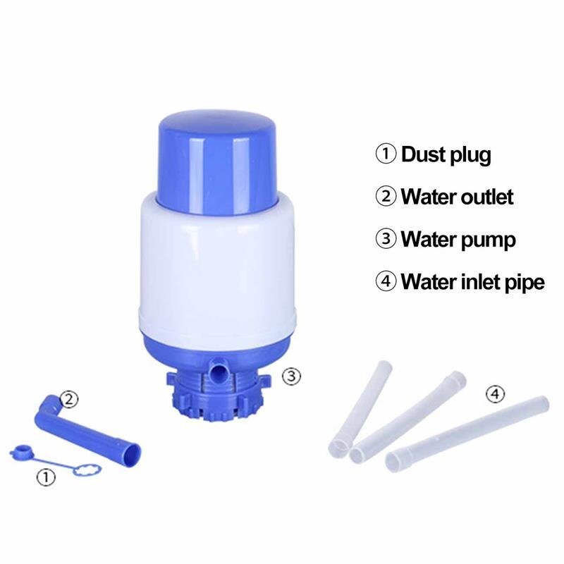 Draagbare Hand Druk Water Pumb Gebotteld Drinkwater Verwijderbare Buis Innovatieve Vacuum Actie Pomp Dispenser Keuken Tool