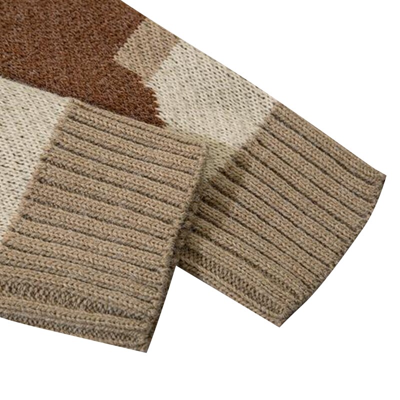 FGKKS – pull Vintage en tricot pour homme et femme, chandail et décontracté, col rond, style Harajuku, coréenne, hiver