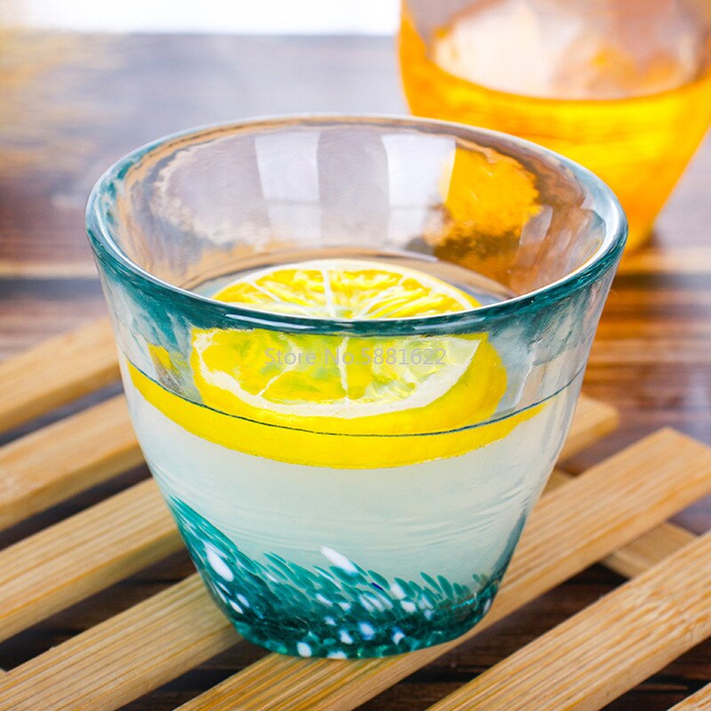 Handmade Stained Glass Tea Cup Colorful Tea Cup Home Glass Tea Set