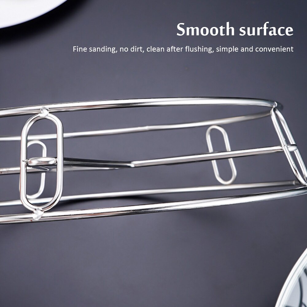 22cm Middelgrote Driepotige Roestvrij Staal Ronde Steamer Rack Potten Stomen Stand Thuis Keuken Koken