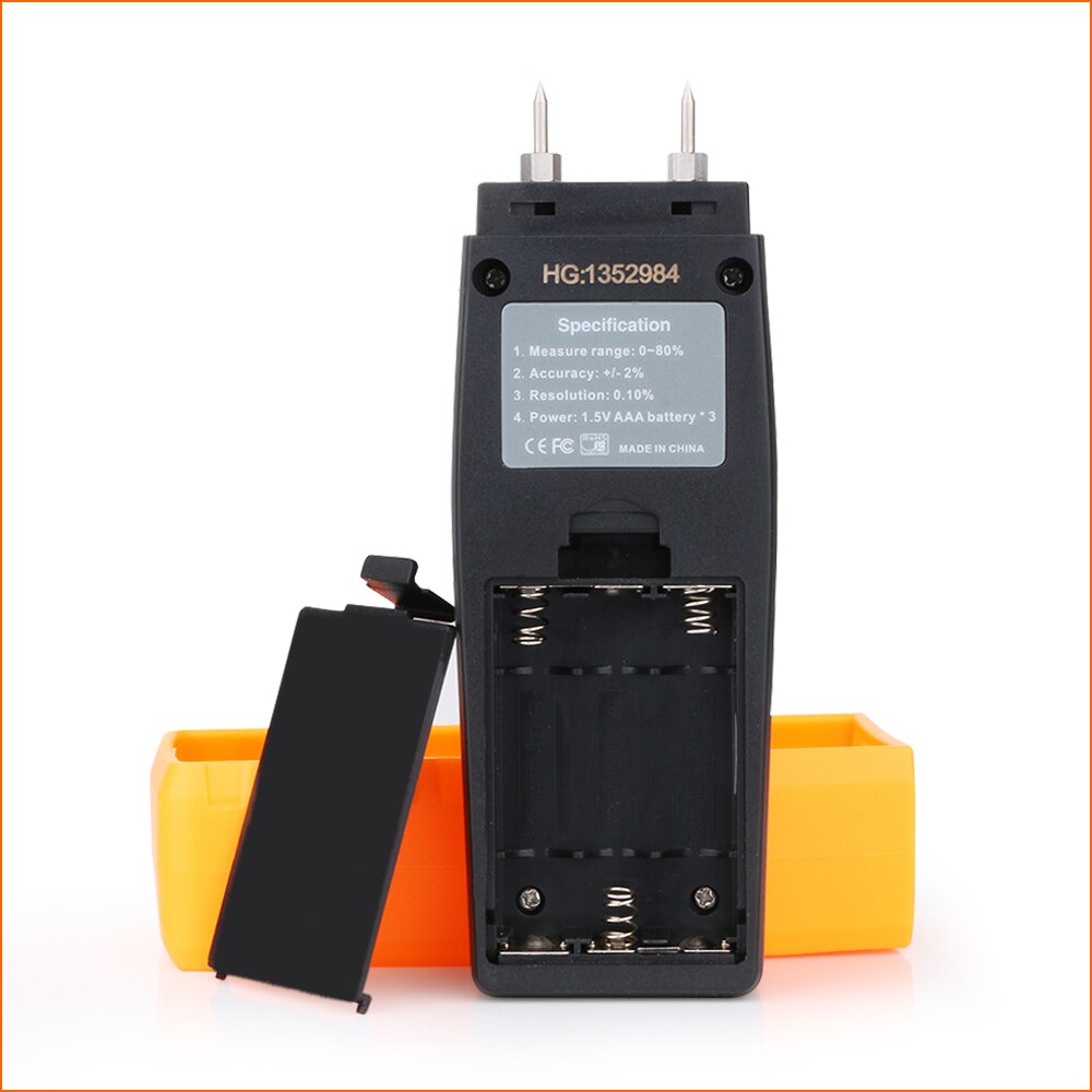 RZ Wood Moisture Meter Digital Wood Moisture Meter Concrete 0-80% Emt01 Lumber Woodworking Humidity Meter Moisture Meter